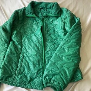 Puff green jacket, S